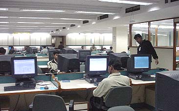 Interior of building B60 in New Delhi