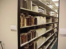archive room in Friends Collection of Lilly Library, Earlham
